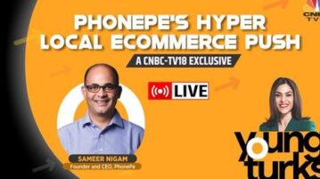 LIVE: Young Turks | PhonePe's Hyper Local E-Commerce Push | Shereen Bhan Talks To Sameer Nigam | UPI